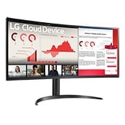 LG 34'' WQHD All-in-One Thin Client, +15 degree side view, 34CR651N-6N, thumbnail 6
