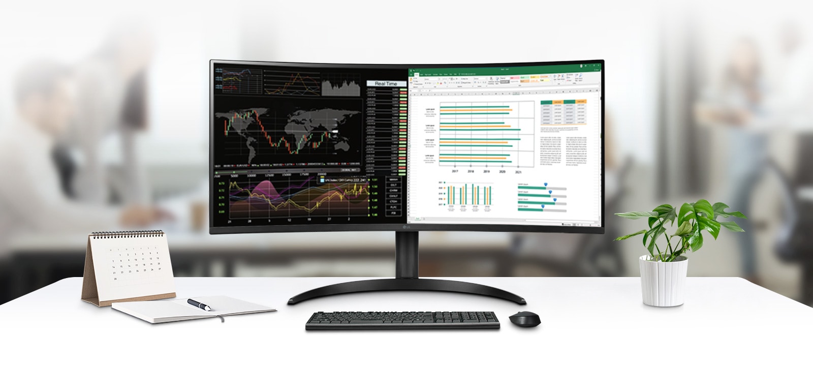 With Quad-core Processor and a powerful system memory option, 34CR650I helps you complete your work faster and easier.	