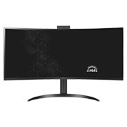 LG 34'' WQHD All-in-One Thin Client, front view with push-pull Full HD webcam, 34CR650I-6N, thumbnail 1