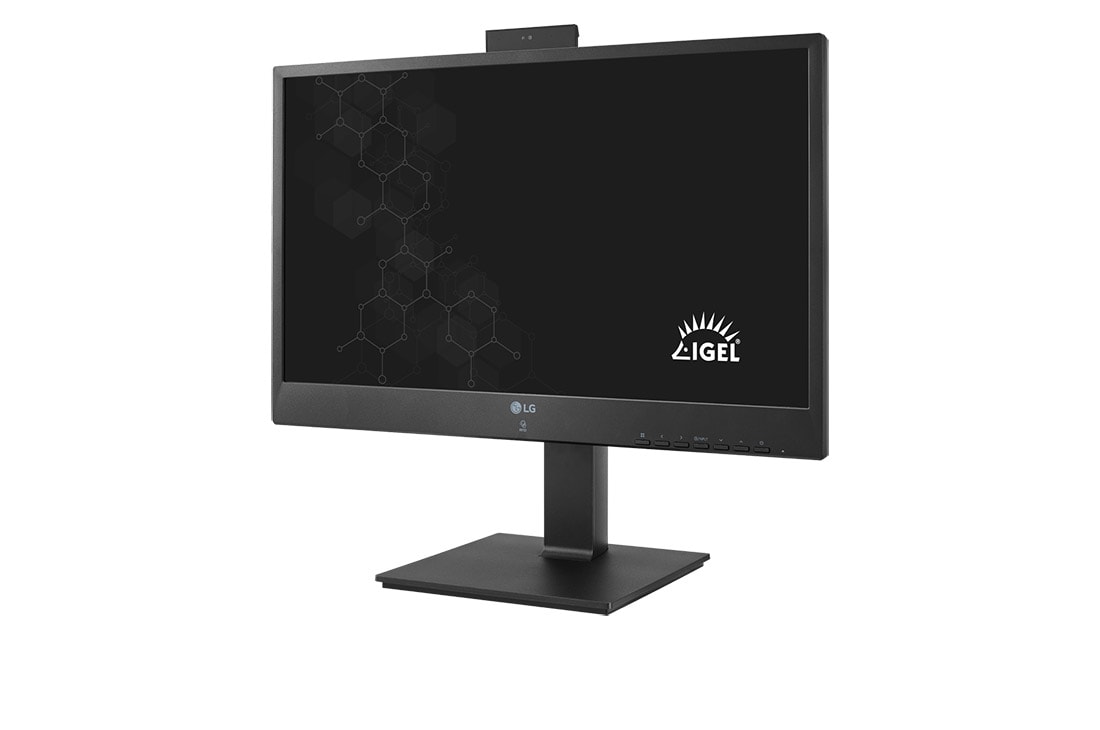 LG 24'' All-in-One Thin Client with webcam & speaker,  -15 degree side view, 24CR661I, thumbnail 3