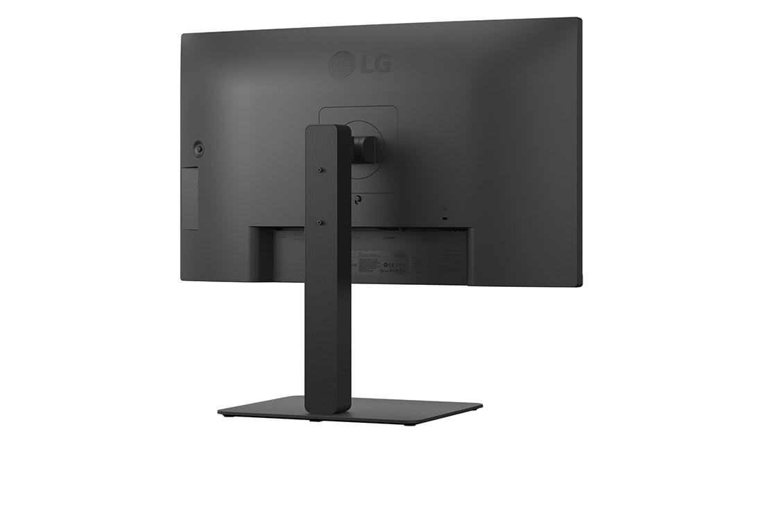 LG 27” QHD IPS Monitor with USB-C with Daisy Chain, rear perspective view, 27BA75QB, thumbnail 9