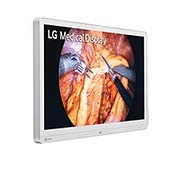 LG 31.5-inch 4K Mini-LED surgical monitor, -30 degree side view, 32HR734S-W, thumbnail 2