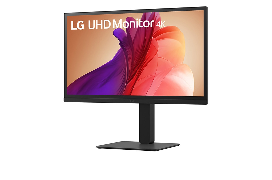 LG 27'' UltraFine UHD 4K IPS monitor, +15 degree side view, 27BA45U, thumbnail 2