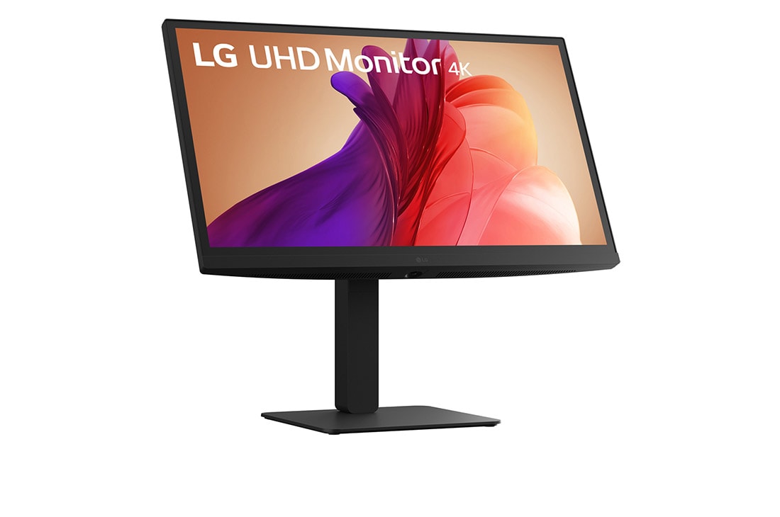 LG 27'' UltraFine UHD 4K IPS monitor, +15 degree side view with tilt, 27BA45U, thumbnail 6