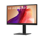 LG 27'' UltraFine UHD 4K IPS monitor, +15 degree side view, 27BA45U, thumbnail 2