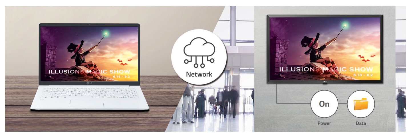 ID-Commercial-TV-TV-Signage-LT340C-04-Real-Time Remote Monitoring-Power & Network in One Line_1570146465687