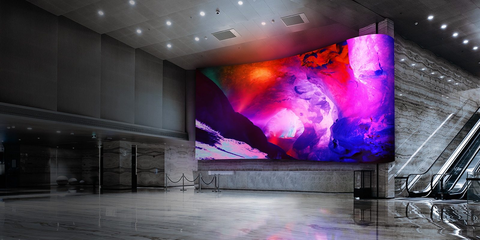 Led shop screen signage