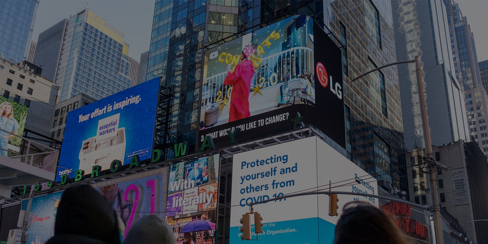 LG interactive billboard