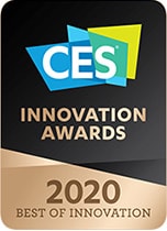 Badge from CES Innovation Awards 2020 Best of Innovation.