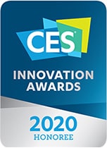 Badge from CES Innovation Awards 2020 Honoree.