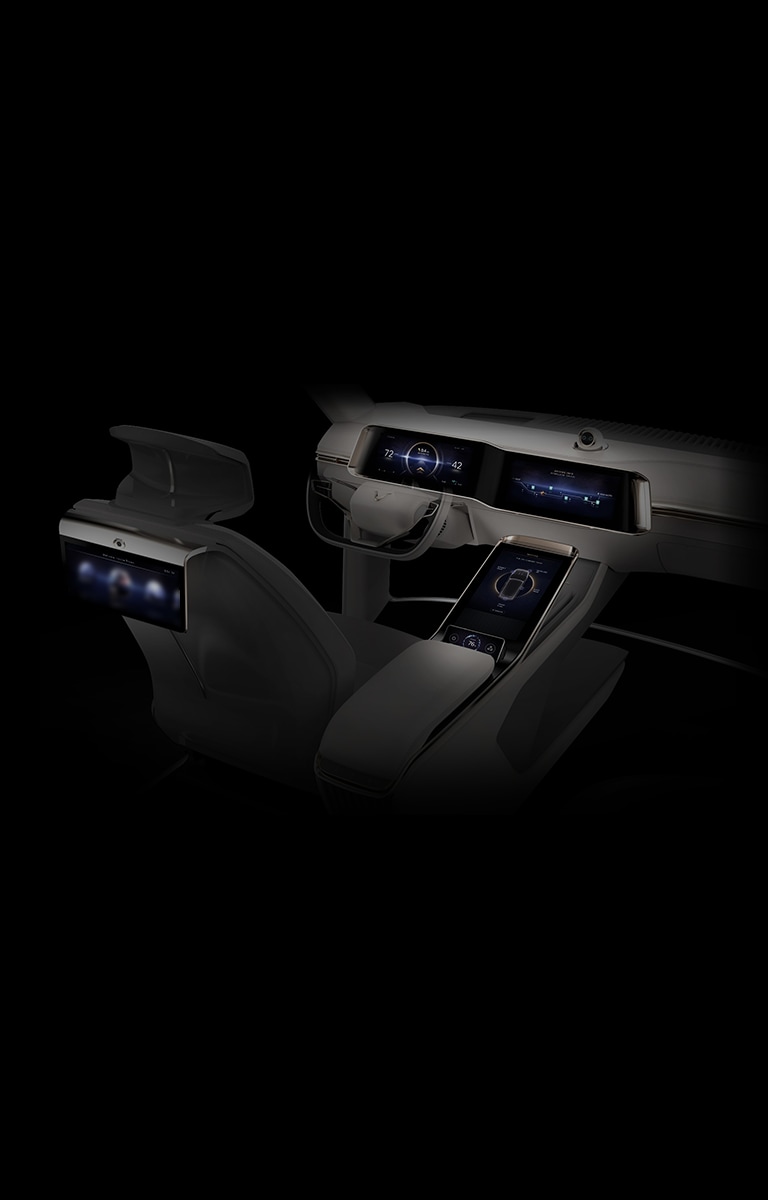 an in-vehicle digital display that includes digital cluster and CID