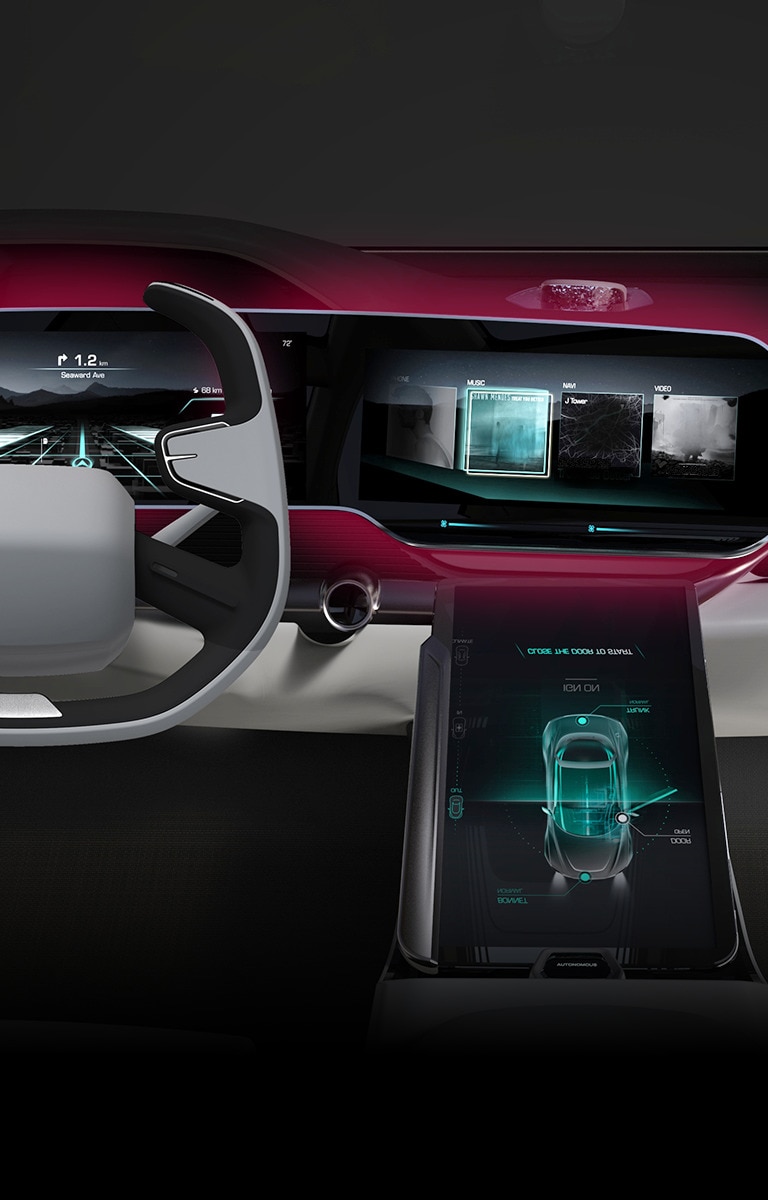 Automotive Display - Realization beyond your imagination mobile image