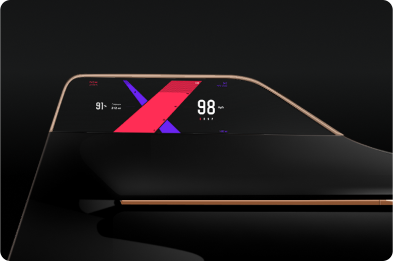 12.3-inch Transparent OLED Cluster Display1