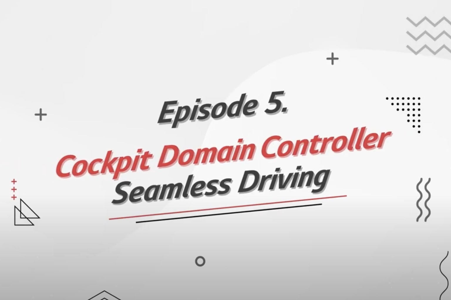 Cockpit domain controller | Seamless driving1