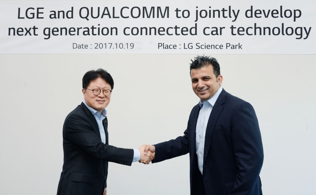 LG and Qualcomm to Jointly Research and Development Next-Gen Connectivity Solutions for Cars
