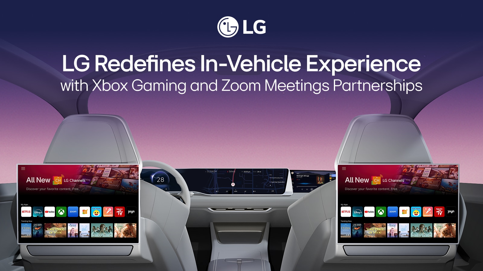 LG Pioneers Software-Defined Vehicle Era With webOS-Based Automotive Content Platform