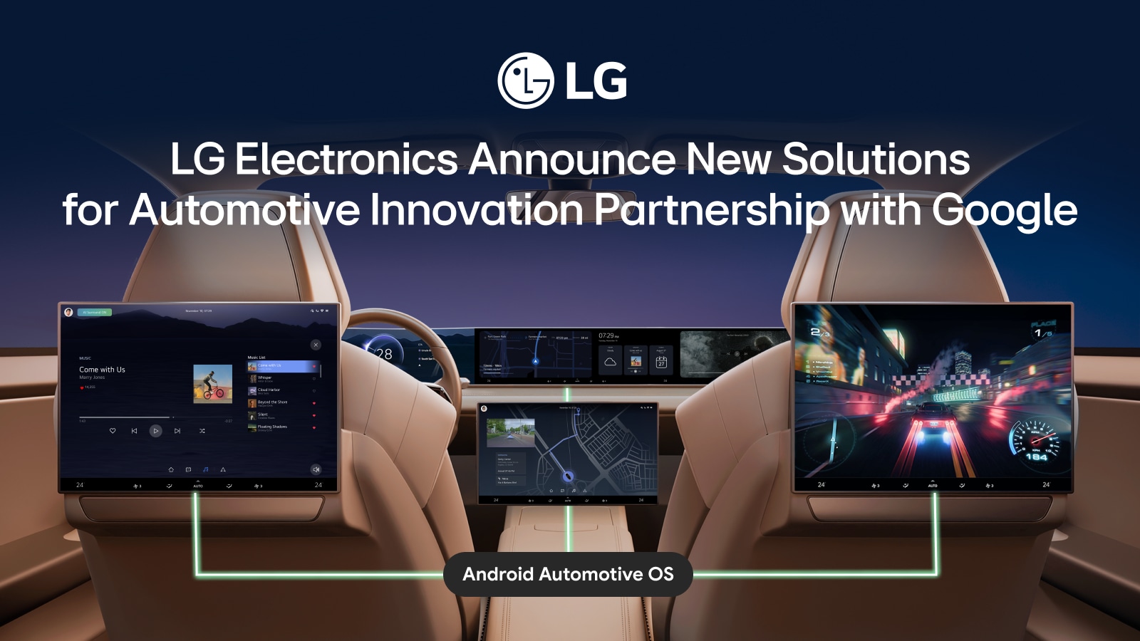LG Electronics Announce New Solutions for Automotive Innovation Partnership with Google