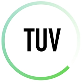 Icon of LG DUAL Inverter Heat Pump™ Dryer is certified as a TUV Green Product.