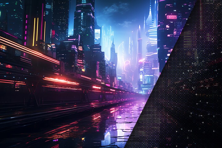 Φωτεινό πάνελ OLED με MLA+