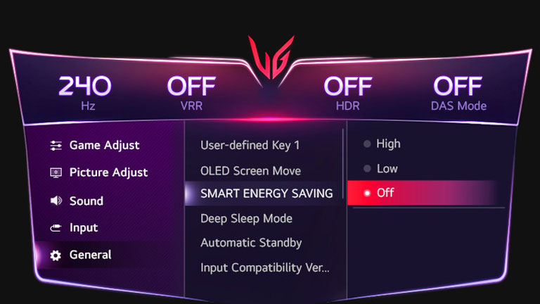 Εικόνα ρύθμισης GUI της ΕΞΥΠΝΗΣ ΕΞΟΙΚΟΝΟΜΗΣΗΣ ΕΝΕΡΓΕΙΑΣ.