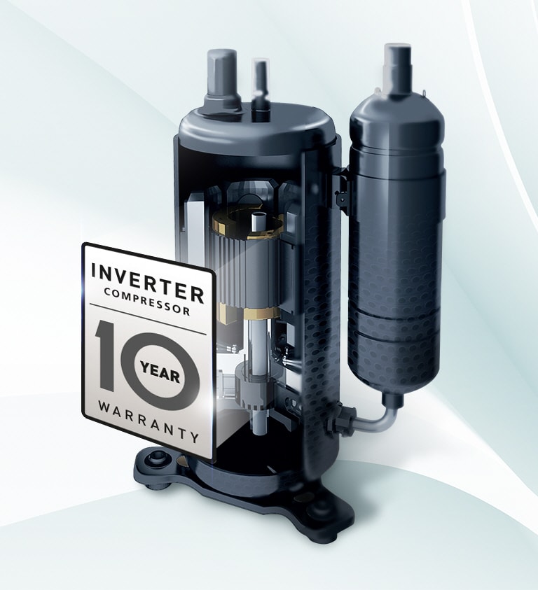 Συμπιεστής Inverter με 10 χρόνια εγγύηση<br>2