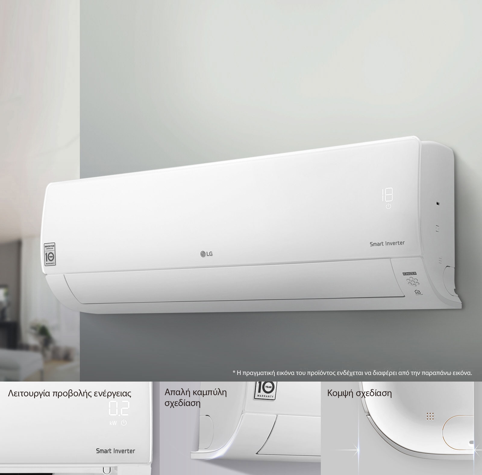 Απλή, κομψή σχεδίαση με κρυμμένη οθόνη ενδείξεων1