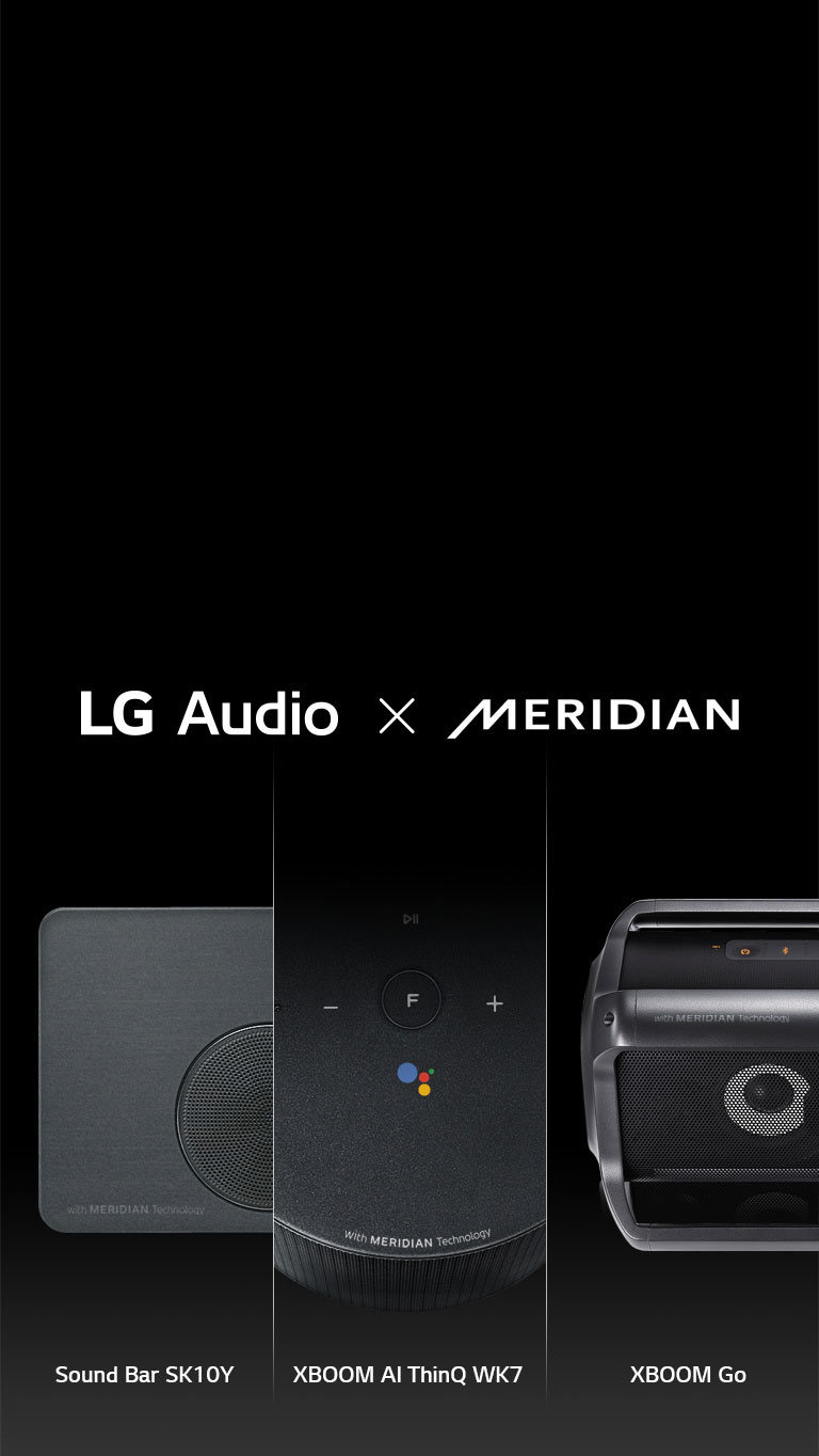 Συνεργασία της LG με την MERIDIAN Audio<br>2