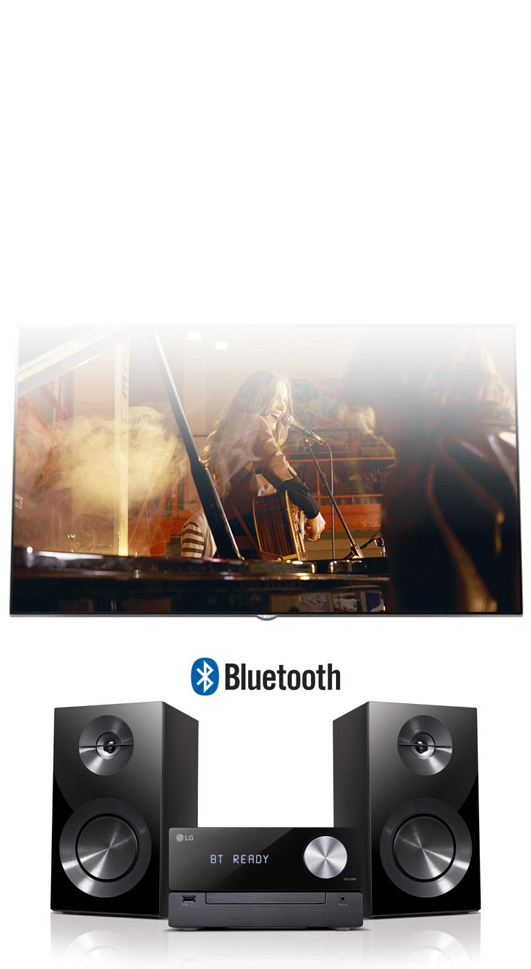 LG Micro Hi-Fi Ηχεία Bluetooth Ήχο 2.0 Καναλιών 100W: CM2460|LG Ελλάς