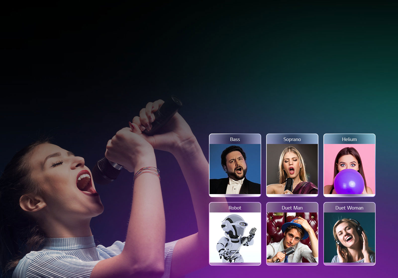 Τραγουδήστε για τη χαρά με τα φωνητικά εφέ1