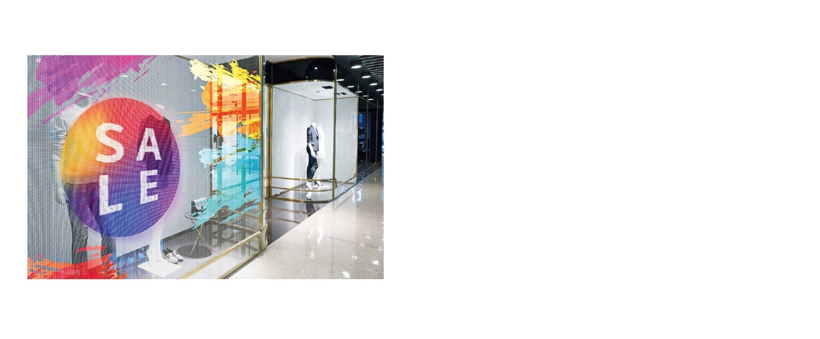 LG LED Signage με πλήρη αναπαράσταση χρωμάτων