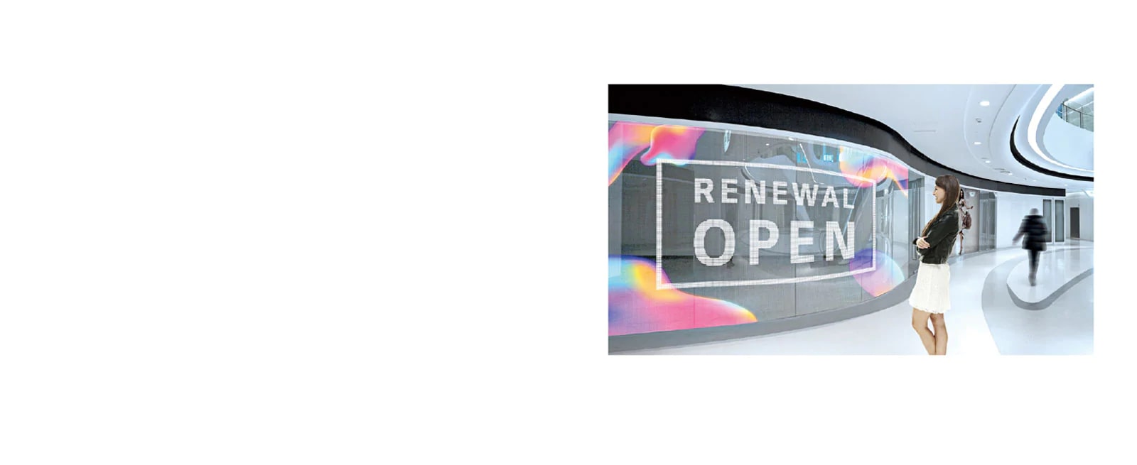 LG LED Signage με υποστήριξη κυρτής οθόνης