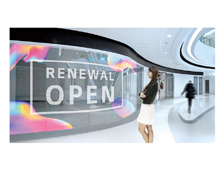 LG LED Signage με υποστήριξη κυρτής οθόνης