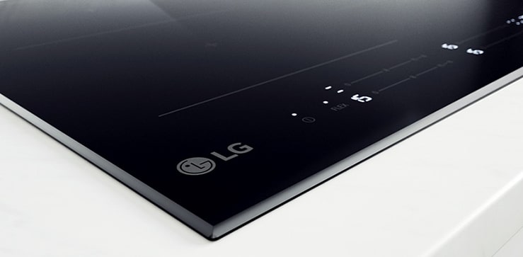 Αυτή η εικόνα δείχνει το λευκό LED στις επαγωγικές εστίες.