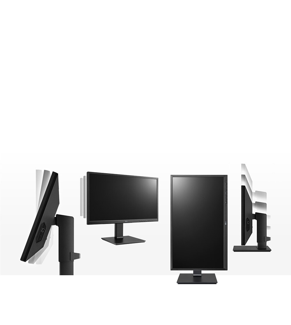 Εργονομική σχεδίαση με δυνατότητες ρύθμισης ύψους, κλίσης, περιστροφής στον κατακόρυφο άξονα και αμφίδρομης περιστροφής στον οριζόντιο άξονα.