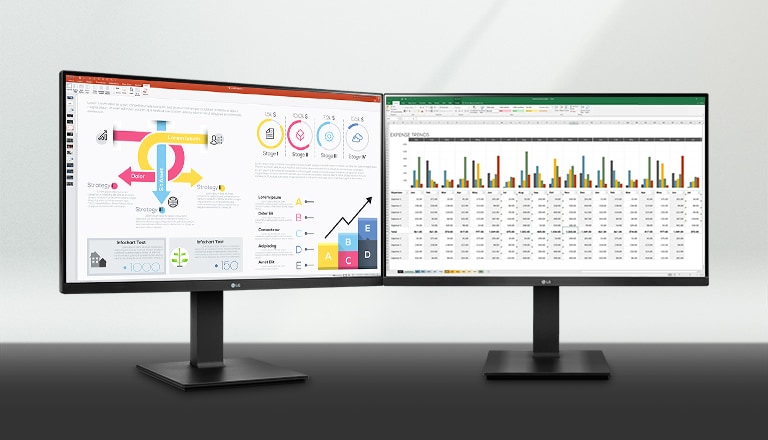 Αυτή η οθόνη διαθέτει λεπτό πλαίσιο στις τρεις πλευρές και βελτιστοποιημένο περιβάλλον εργασίας