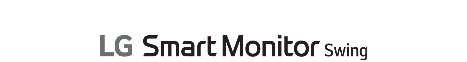 Λογότυπο του LG Smart Monitor Swing.
