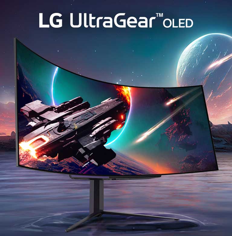 Είναι μια 45GR96QB με το λογότυπο UltraGear™ OLED.