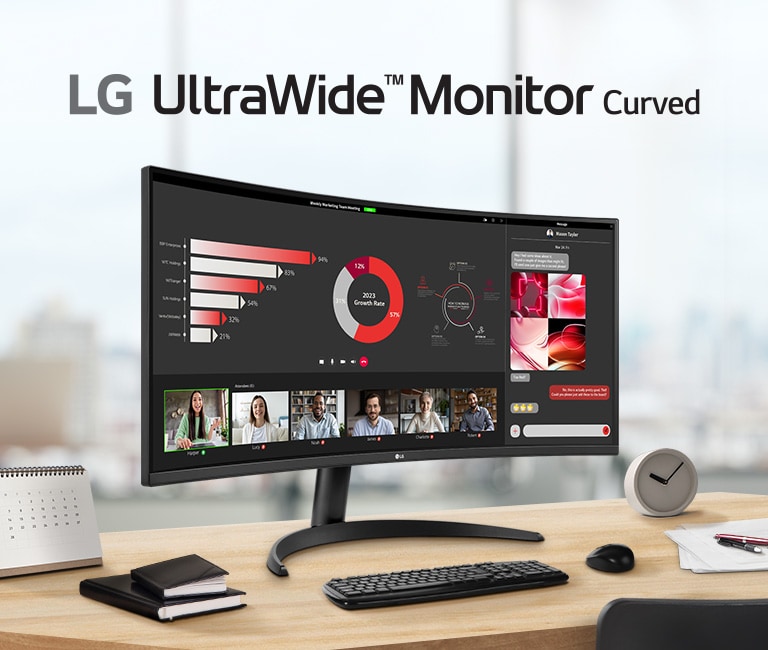 Κυρτό μόνιτορ LG UltraWide™.