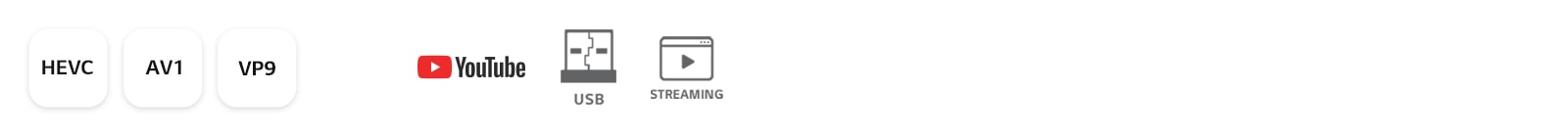 Youtube, και εικονίδια USB και ροής προγράμματος