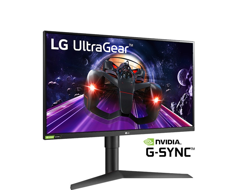 εικόνα του προϊόντος 27GN750 με το λογότυπο NVIDIA® G-SYNC™