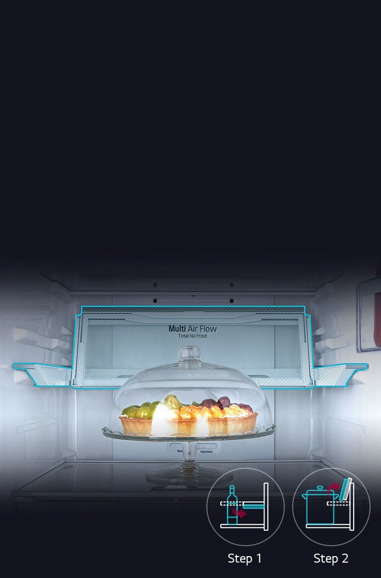 Αναδιπλούμενο ράφι με 2 κινήσεις2