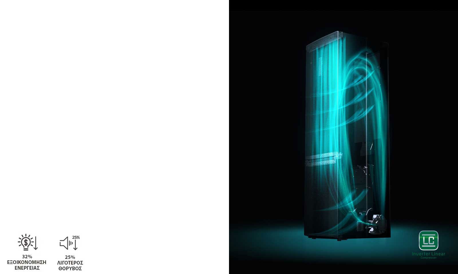 20 χρόνια εγγύηση γραμμικού συμπιεστή