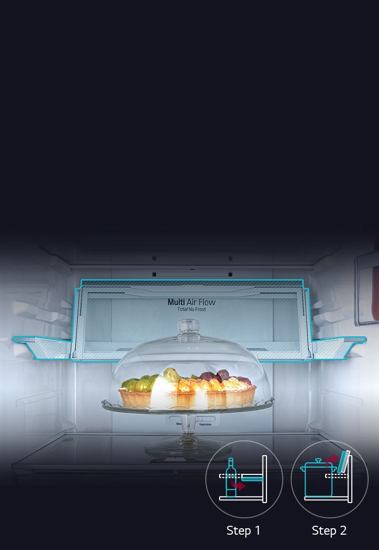 Αναδιπλούμενο ράφι με 2 κινήσεις2