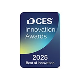 Σήμα 2025 CES Innovation Awards με τίτλο Best of Innovation. 