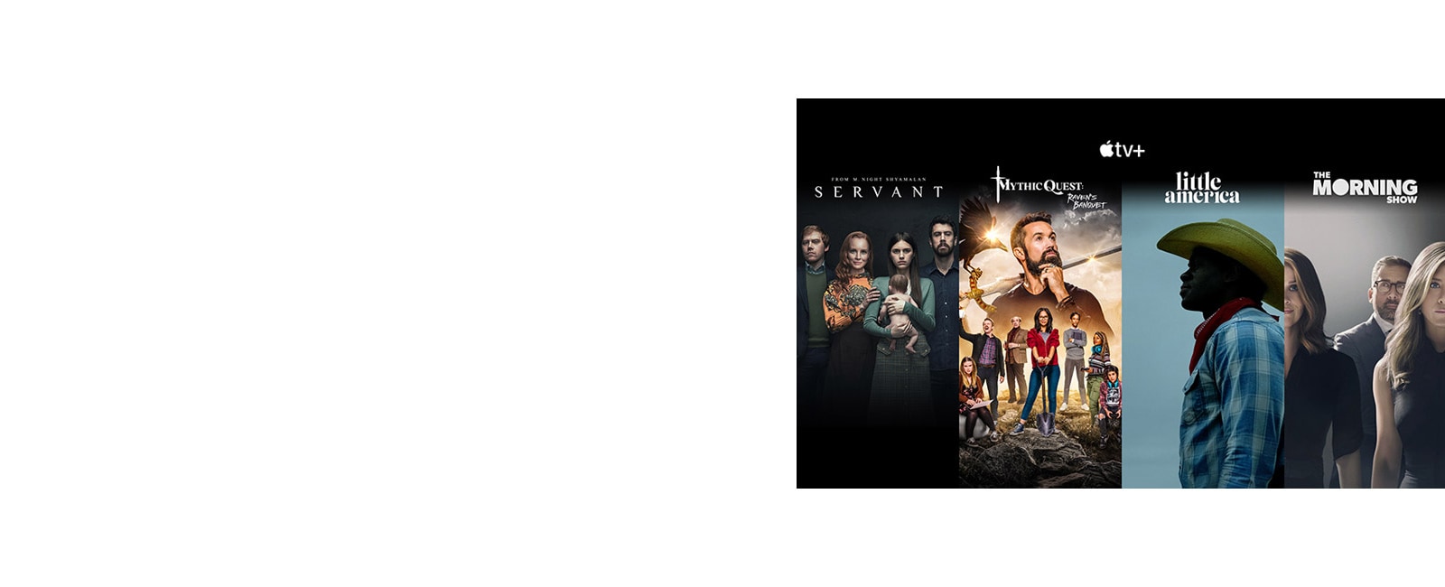 Μικρογραφία της Apple TV+ και 4 κορυφαίοι τίτλοι