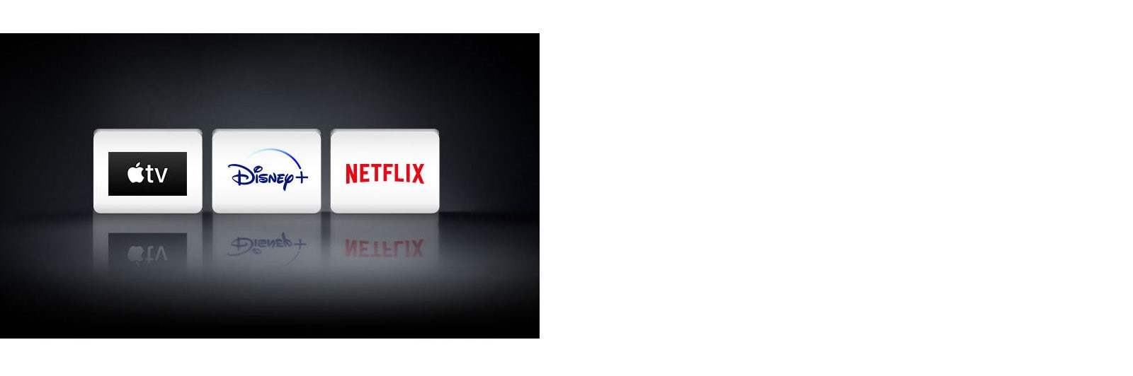 λογότυπα: Η εφαρμογή Apple TV, Disney+ και Netflix