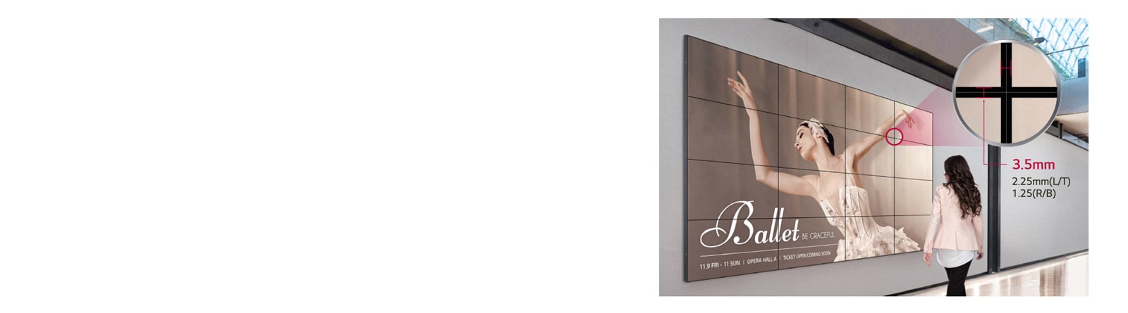 Ομοιόμορφες μεγάλες οθόνες με πολύ λεπτό πλαίσιο1