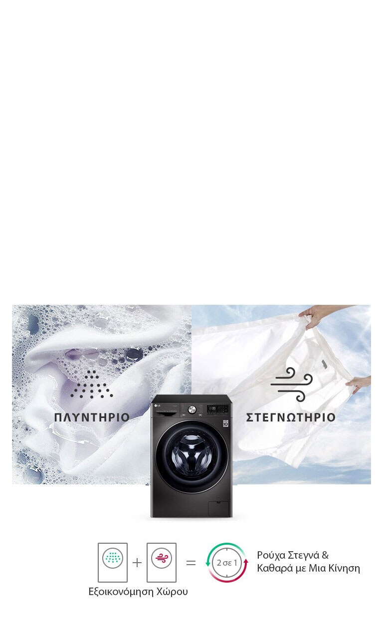 Πλυντήριο-στεγνωτήριο σε μια συσκευή2