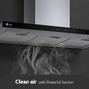 LG Απορροφητήρας Καμινάδα LG 90cm με ThinQ, HCEZ3626S, HCEZ3626S, thumbnail 2