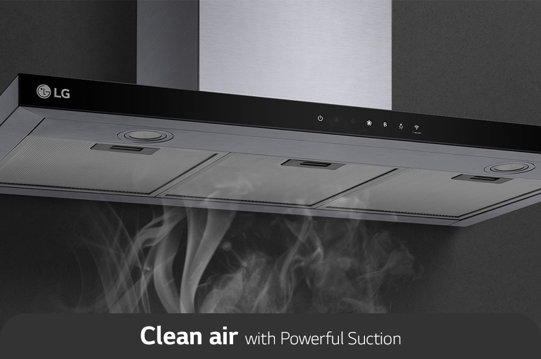 LG Απορροφητήρας Καμινάδα LG 90cm με ThinQ, HCEZ3626S, HCEZ3626S, thumbnail 2